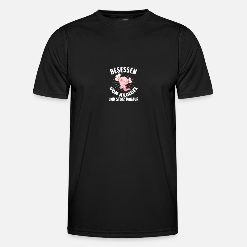 Axolotl - Men's Functional T-Shirt - black