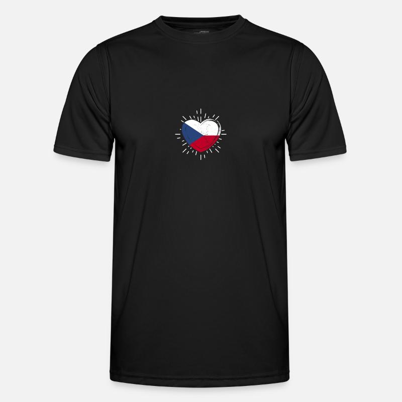 Tschechen Tschechisch Tschechien - Männer Funktions-T-Shirt - Schwarz