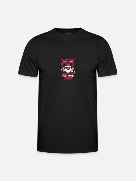Weihnachtsmann Weihnachten Hässliche Weihnachten - Männer Funktions-T-Shirt - Schwarz
