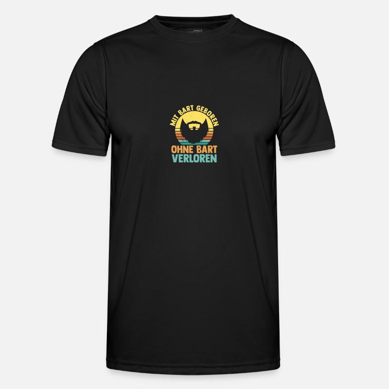 Bearded Bearded Beard - Men's Functional T-Shirt - black