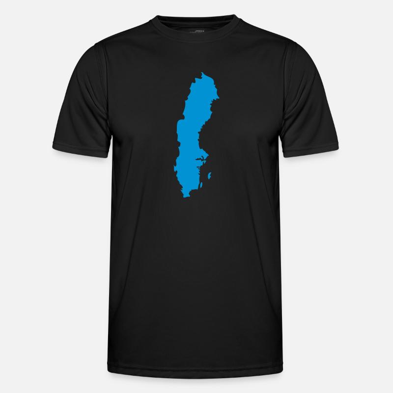 Schweden Männer Funktions-T-Shirt