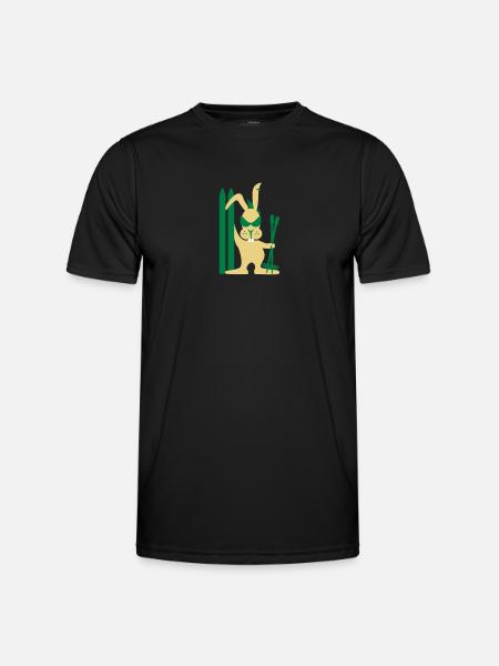 Skihase / ski bunny (3c) - Men's Functional T-Shirt - black