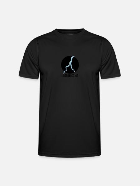 LAGO DI COMO - Lake Como - Men's Functional T-Shirt - black