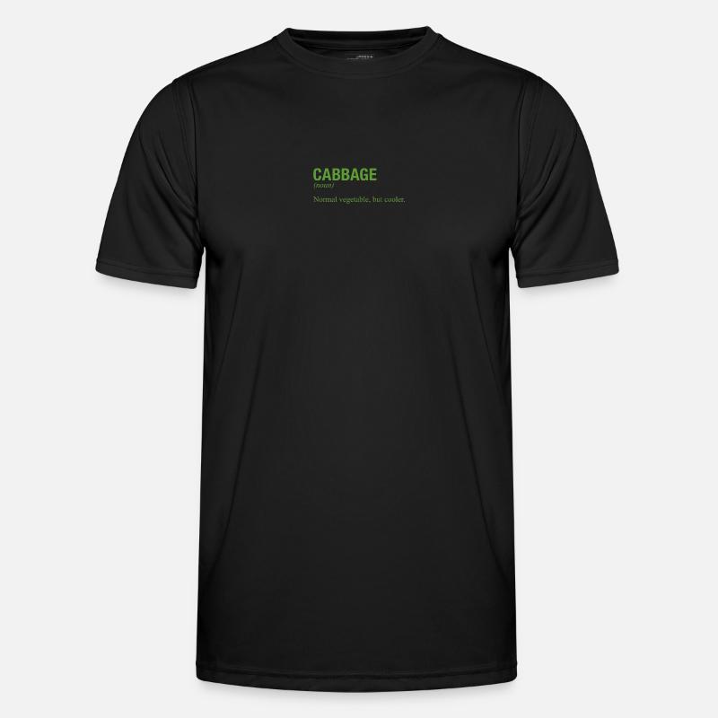 CABBAGE - Men's Functional T-Shirt - black