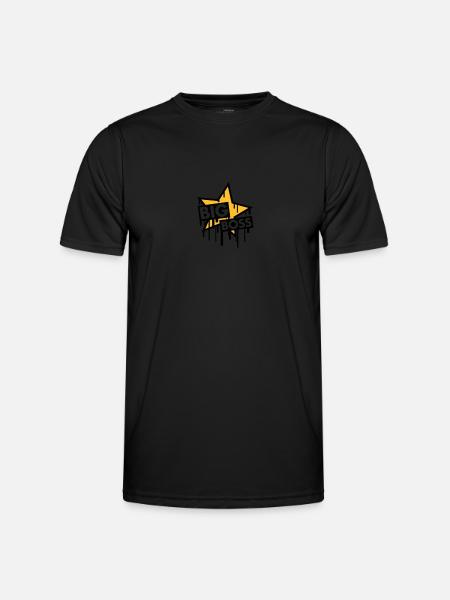 big_boss_star - Men's Functional T-Shirt - black
