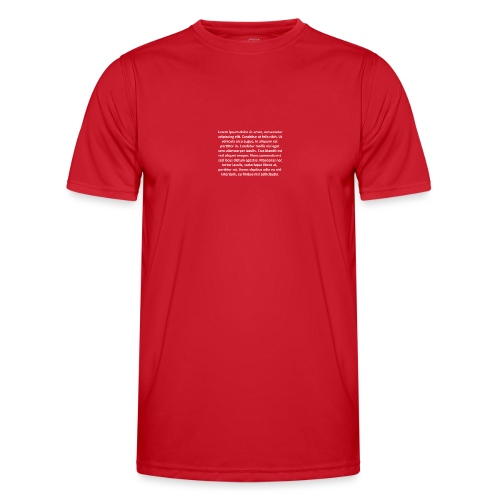 Lorem ipsum - Camiseta funcional para hombres