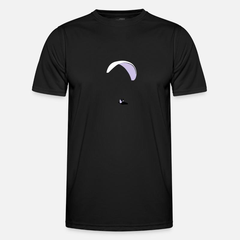 Paraglider - Gleitschirm XC - Männer Funktions-T-Shirt - Schwarz