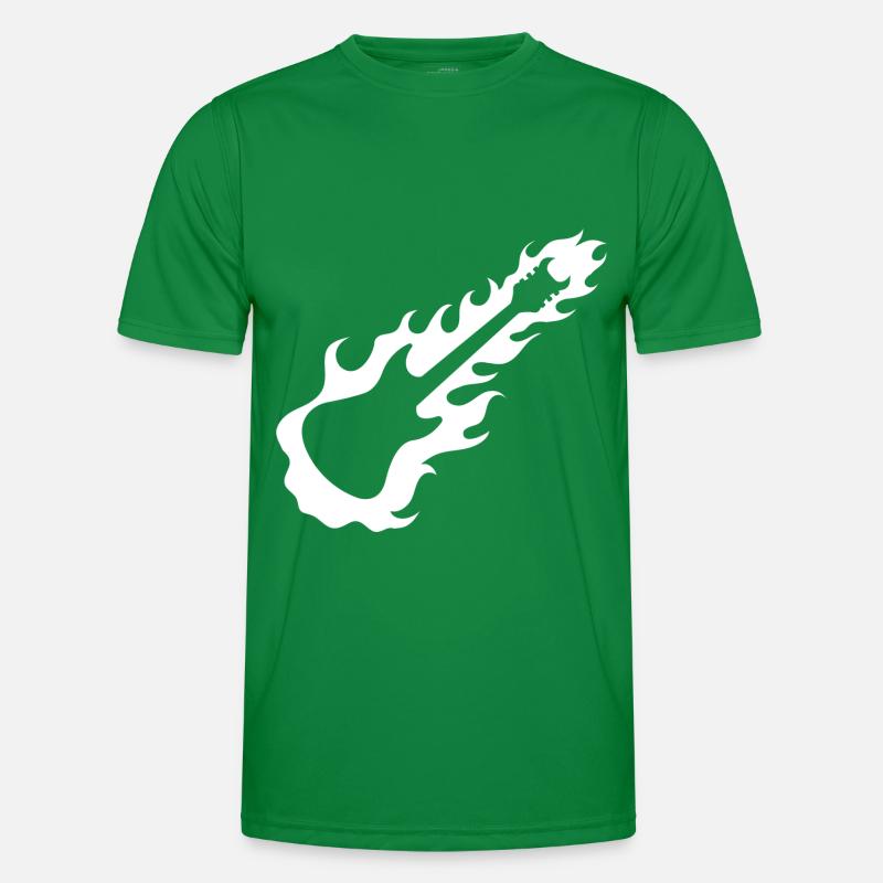 Guitar - Guitar / Rock - Fire Men's Functional T-Shirt