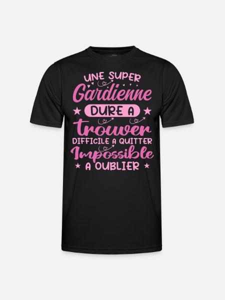A Super Guardian - Guardian Gift - Men's Functional T-Shirt - black