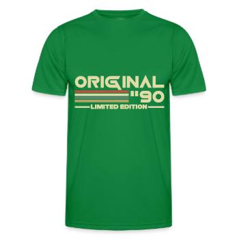 1990 - Men's Functional T-Shirt - kelly green - Front - AI Model Male 178 dark (178cm)