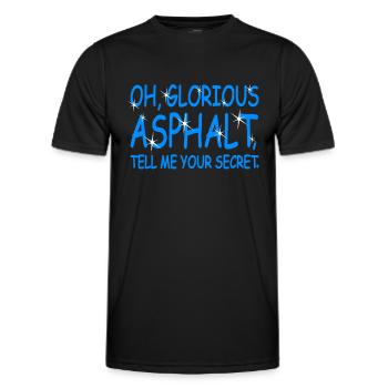 Skater Oh Glorious Asphalt Dis-moi ton secret - T-shirt sport Homme - noir - Devant - AI Model Male 178 dark (178cm)