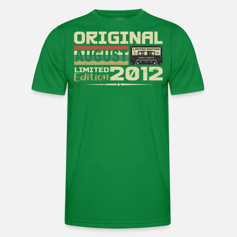 August 2012 - Born in August 2012 Built in August 2012 Men's Functional T-Shirt