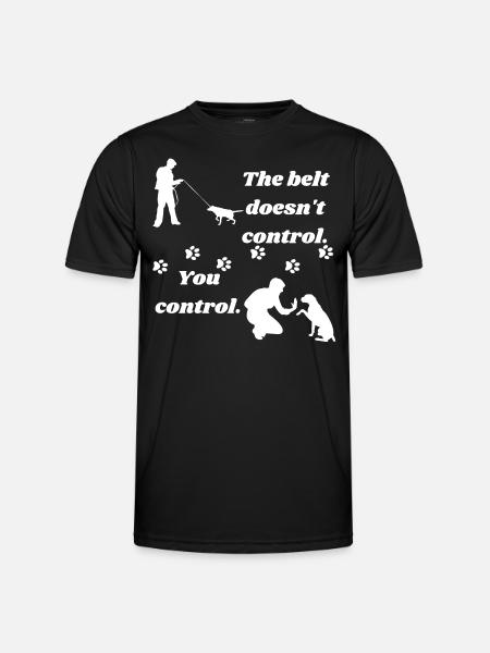 Dog walking - Men's Functional T-Shirt - black