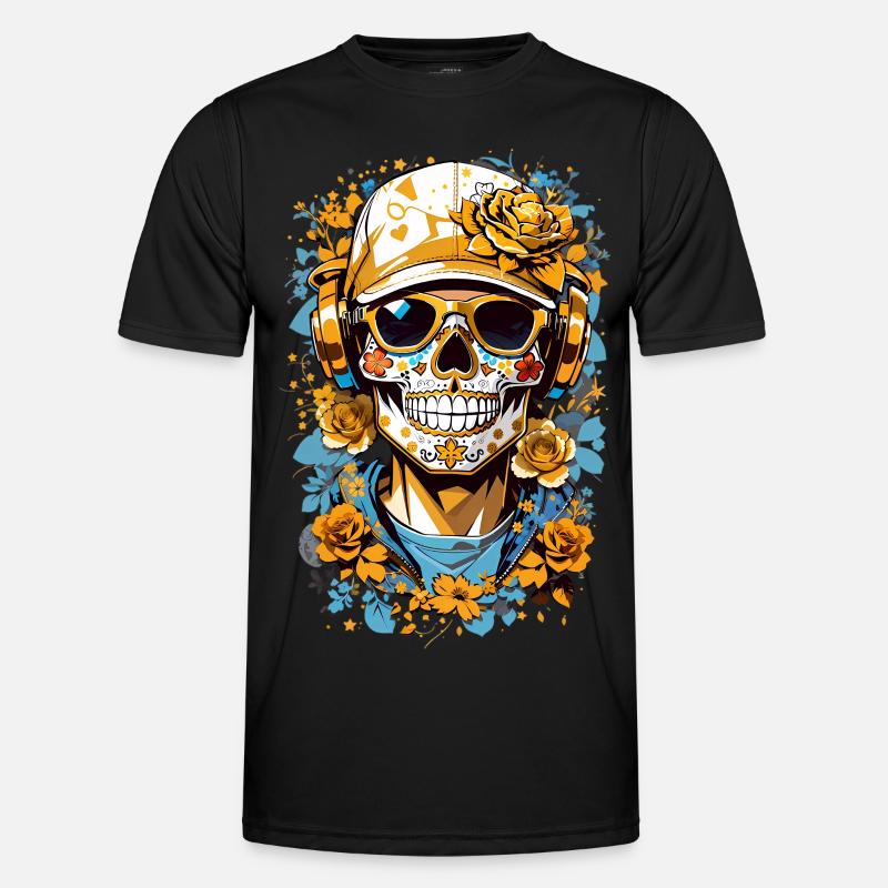 Sugar Skull Men's Functional T-Shirt