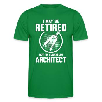 Architecte Cadeau Profession Architecture Emploi Architecte - T-shirt sport Homme - vert - Devant - AI Model Male 178 dark (178cm)
