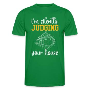 Architecte Cadeau Profession Architecture Emploi Architecte - T-shirt sport Homme - vert - Devant - AI Model Male 178 dark (178cm)