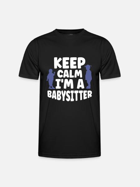 Babysitter Gift Babysitting Best Babysitter - Men's Functional T-Shirt - black