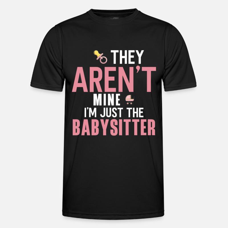 Babysitter Gift Babysitting Best Babysitter - Men's Functional T-Shirt - black