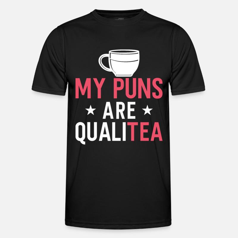 Teetrinker Teeliebhaber Geschenk Tee - Männer Funktions-T-Shirt - Schwarz