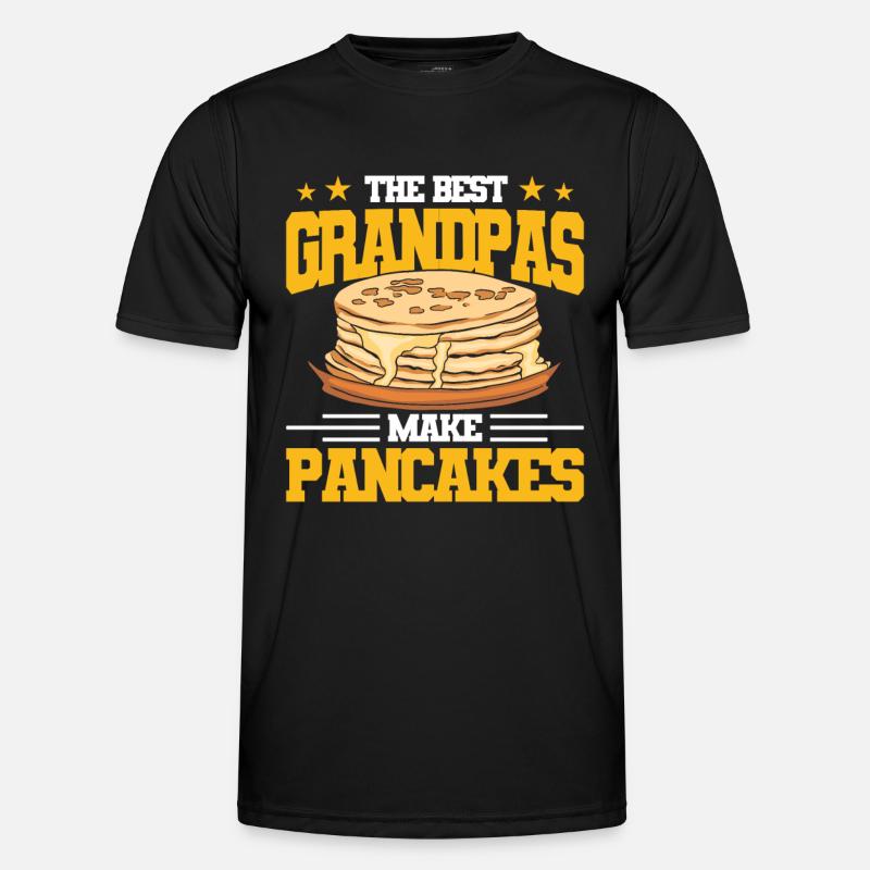 Pancake Lover Gift Pancake Saying - Men's Functional T-Shirt - black