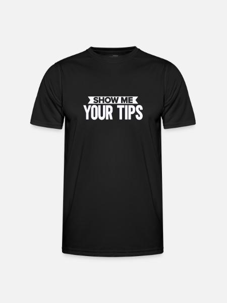 Bartender Gift Mixologist Saying Bar - Men's Functional T-Shirt - black
