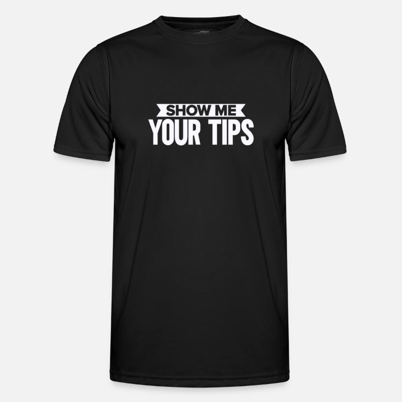Barkeeper Geschenk Mixologist Spruch Bar - Männer Funktions-T-Shirt - Schwarz