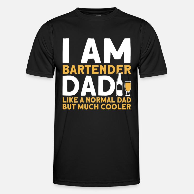 Barkeeper Geschenk Mixologist Spruch Bar Männer Funktions-T-Shirt