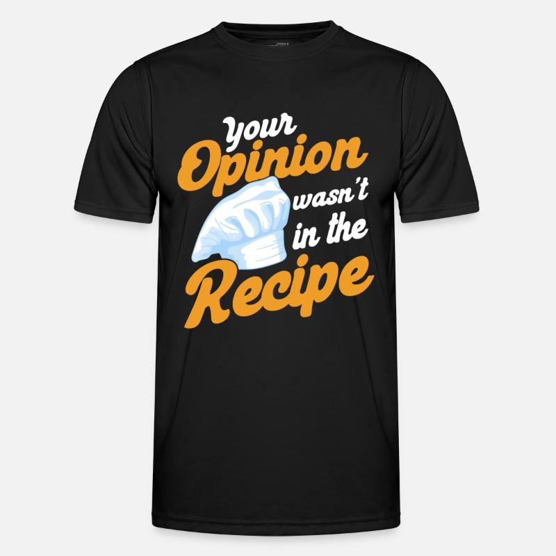 Chef Saying Gift Funny Chef - Men's Functional T-Shirt - black