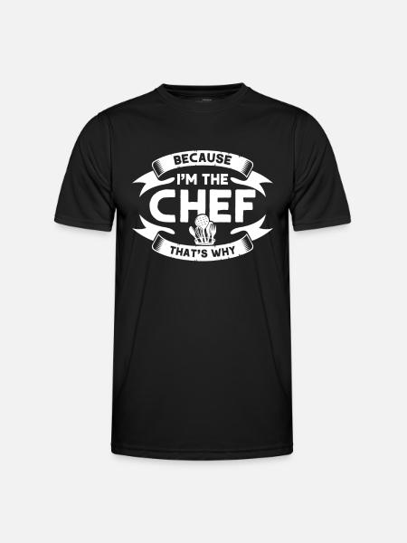 Chef Saying Gift Funny Chef - Men's Functional T-Shirt - black