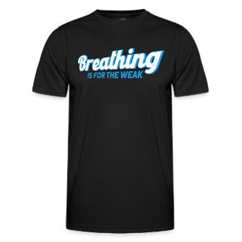Schwimmen Geschenk Schwimmer Spruch Schwimmen - Männer Funktions-T-Shirt - Schwarz - Vorne - AI Model Male 178 dark (178cm)