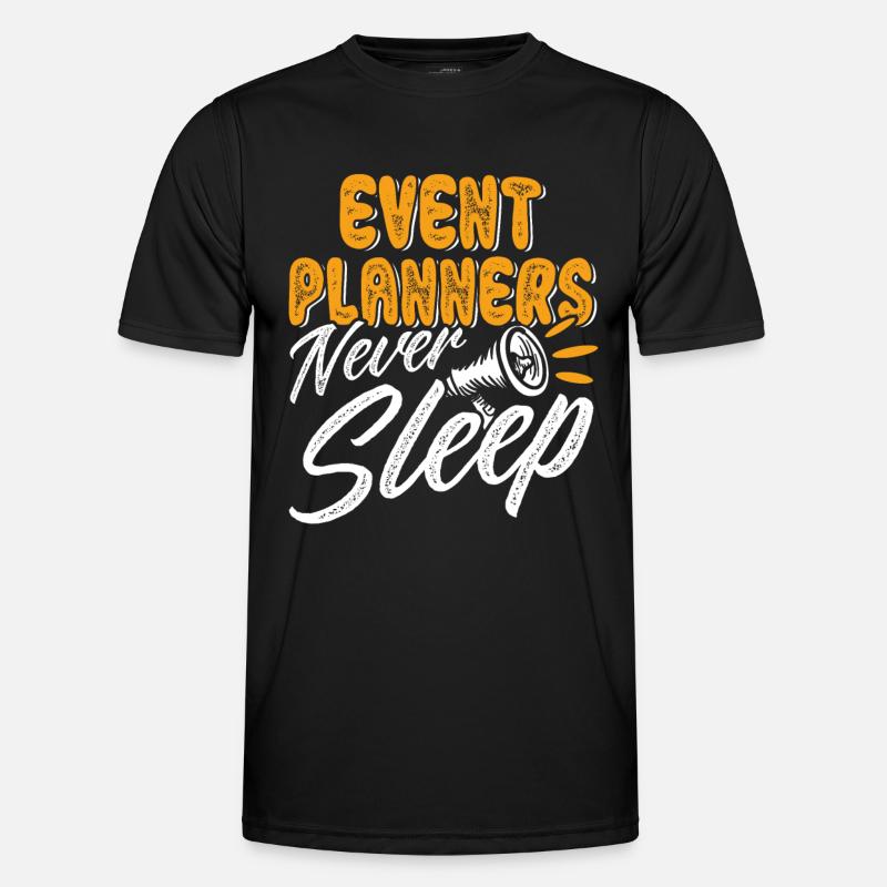 Eventplaner Hochzeitsplaner Event Manager - Männer Funktions-T-Shirt - Schwarz