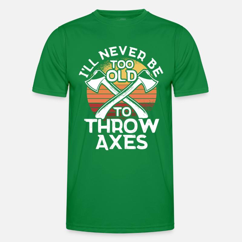 Lanceur de hache Lancer de hache Cadeau T-shirt sport Homme