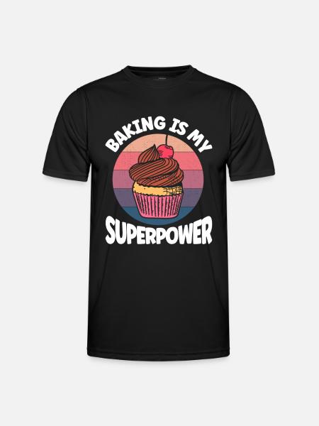 Bakery Baking Baker Baker - Men's Functional T-Shirt - black