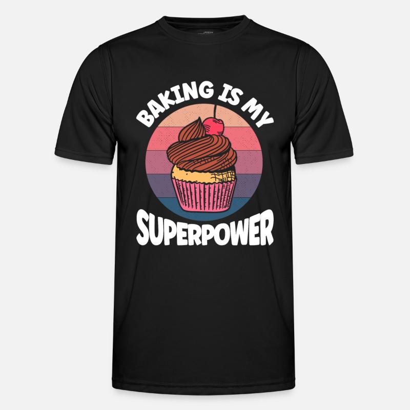 Bakery Baking Baker Baker - Men's Functional T-Shirt - black