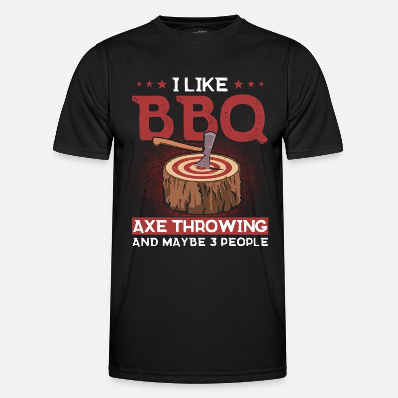 Lanceur de hache Lancer de hache Cadeau T-shirt sport Homme