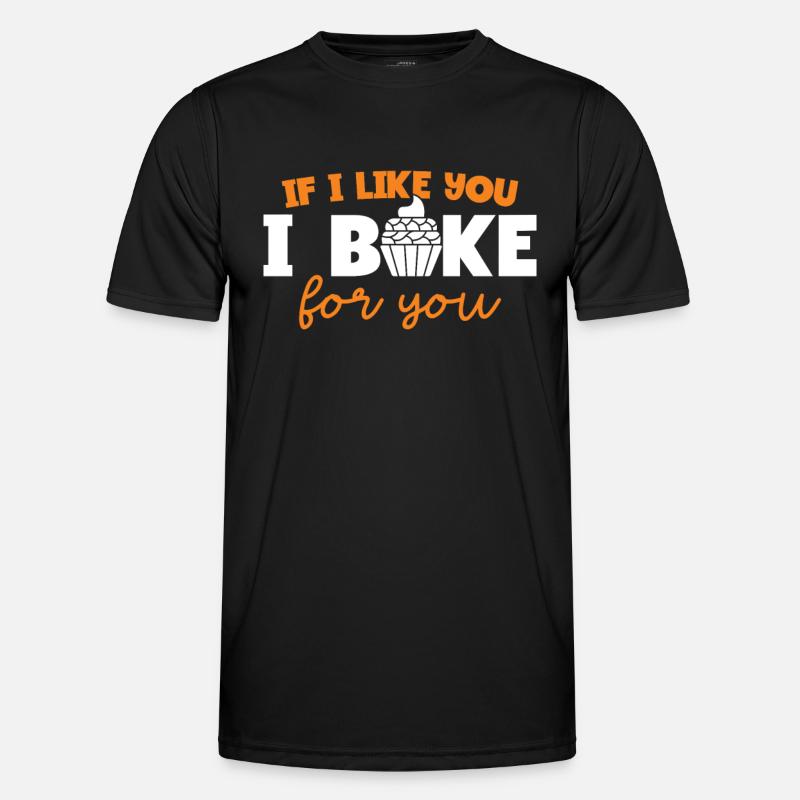 Bäckerei Backen Bäckerin Bäcker - Männer Funktions-T-Shirt - Schwarz