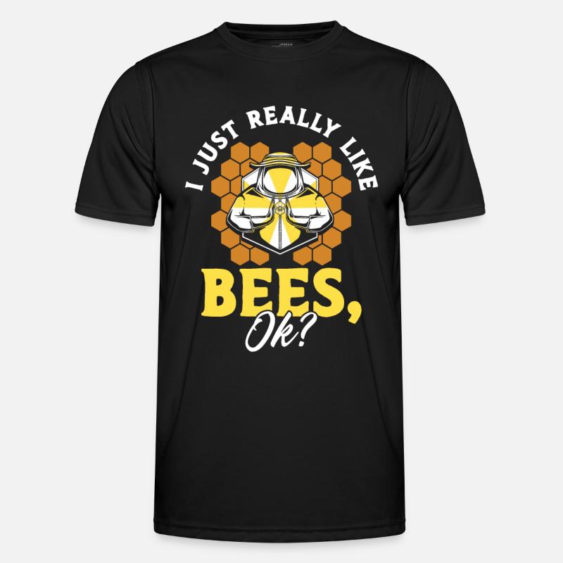 Beekeeping Beekeepers Bees Honey Beekeepers - Men's Functional T-Shirt - black