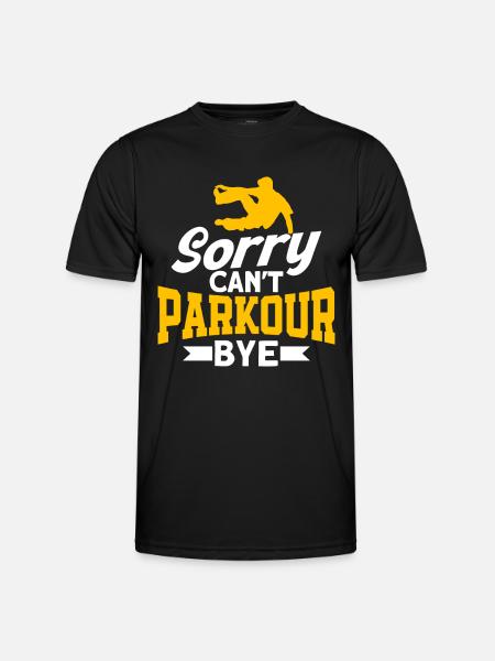 Parkour Gift Freerunning Parkour Runner - Men's Functional T-Shirt - black