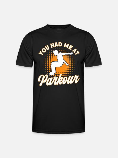 Parkour Gift Freerunning Parkour Runner - Men's Functional T-Shirt - black