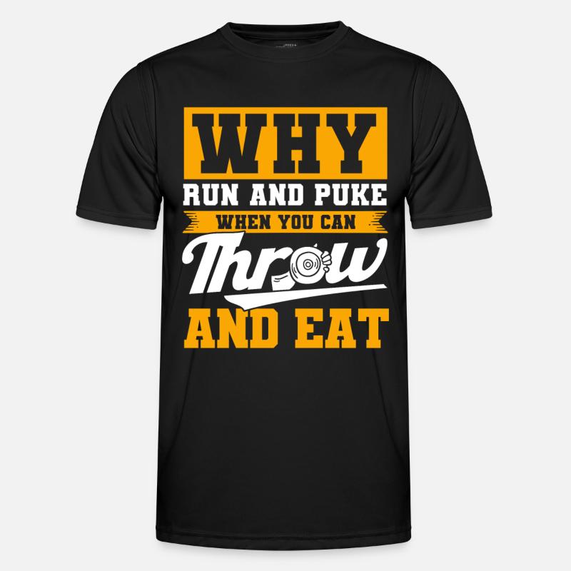 Discus Throw Discus Thrower Gift - Men's Functional T-Shirt - black