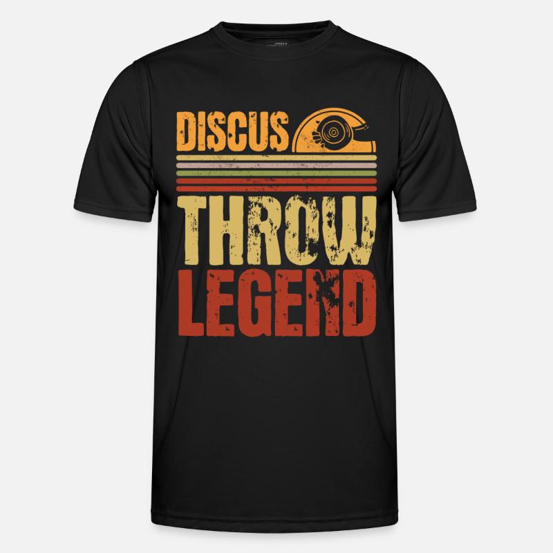 Discus Throw Discus Thrower Gift - Men's Functional T-Shirt - black