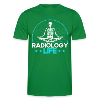 Radiology Radiologist Radiology Technician - Men's Functional T-Shirt - kelly green - Front - AI Model Male 178 dark (178cm)