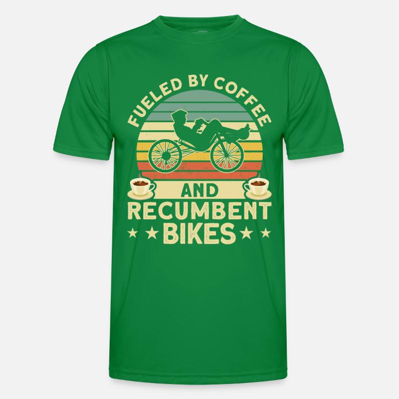 Liegerad Liegeradfahrer Radfahrer Männer Funktions-T-Shirt