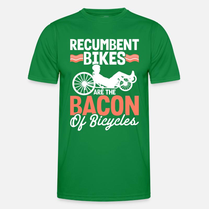 Vélo couché Cycliste couché T-shirt sport Homme