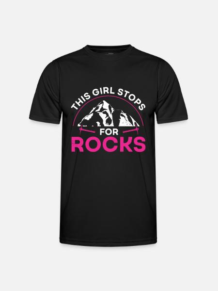 Rock Collecting Geology Geologist - Men's Functional T-Shirt - black