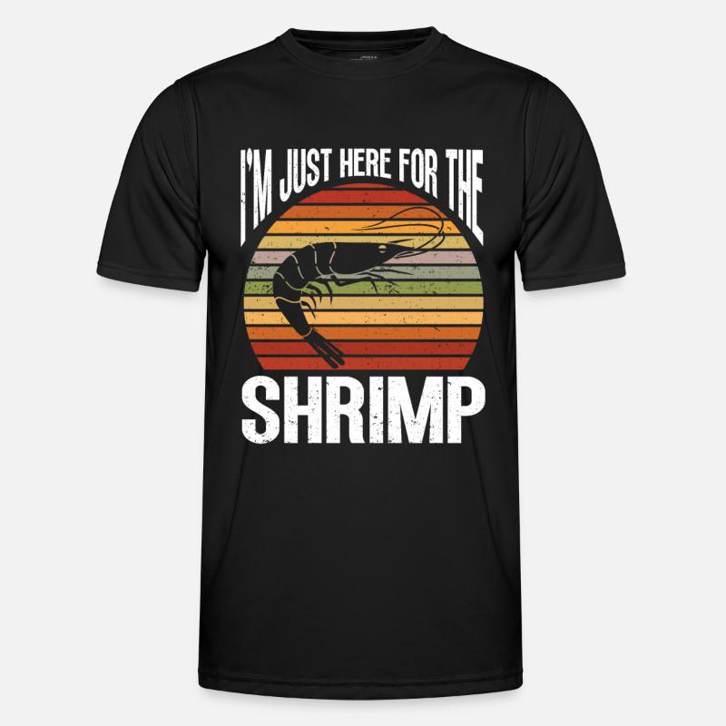 Seafood lover gift seafood - Men's Functional T-Shirt - black