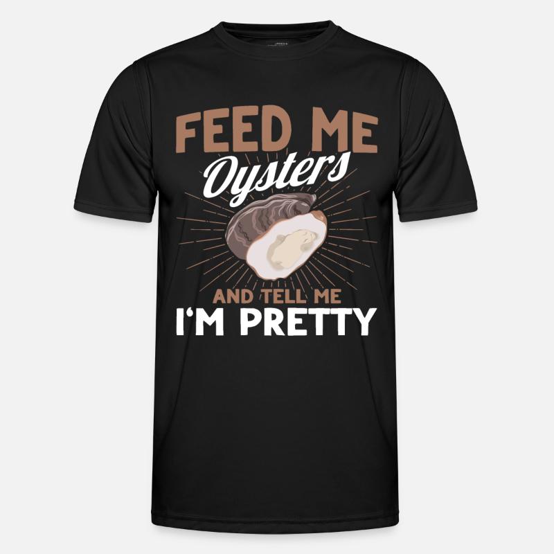 Seafood Lovers Gift Seafood - Men's Functional T-Shirt - black