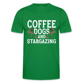 Stargazer Gift Kosmologie Stargazing - Männer Funktions-T-Shirt - Kelly Green - Vorne - AI Model Male 178 dark (178cm)