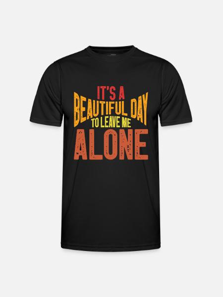 Introverted Gift Sarcastic Introverted - Men's Functional T-Shirt - black