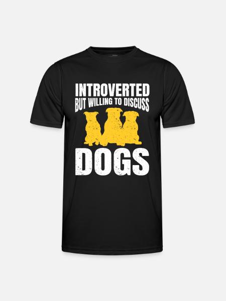 Introvert Gift Sarcastic Introvert - Men's Functional T-Shirt - black